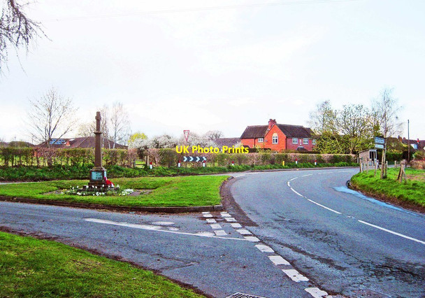 Photo 6"x4" Road junction on the B4196 at Astley, Worcs Astley Cross c2013