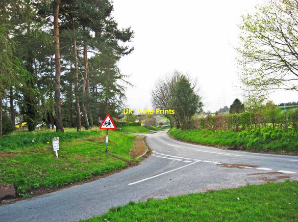 Photo 6"x4" Minor road to Astley Church and Astley Church of England School, Astley, Worcs Astley Cross c2013