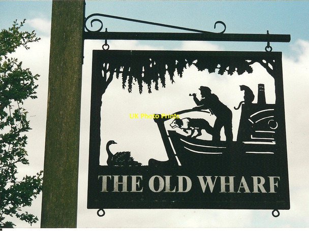 Photo 6"x4" Sign beside the A272 Billingshurst c2003