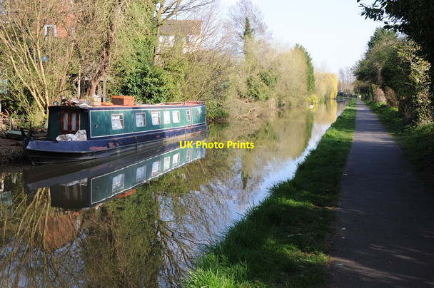 Photo 6"x4" Narrowboat on the Worcester and Birmingham Canal Worcester c2013