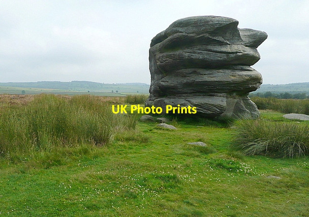 Photo 6"x4" Eagle Stone Baslow c2012