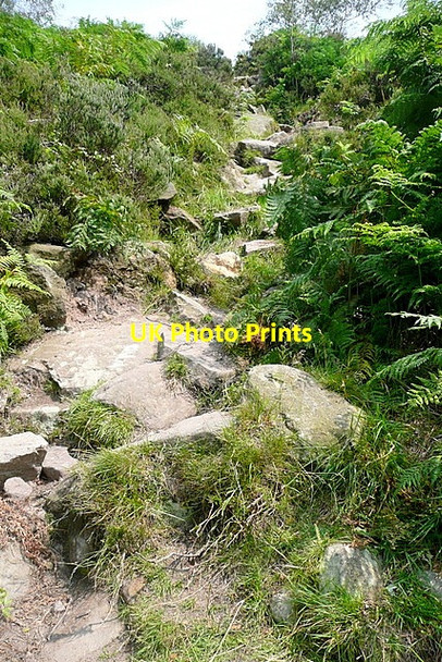 Photo 6"x4" Route to Birchen Edge Robin Hood\/SK2772 c2012