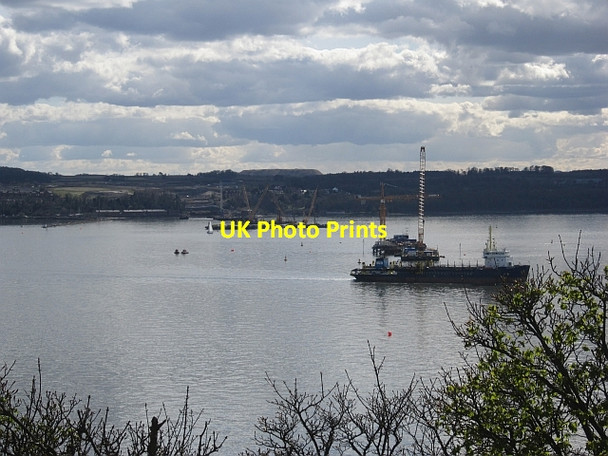 Photo 6"x4" Forth Replacement Crossing construction Queensferry\/NT1278 c2013