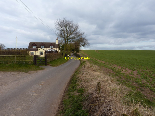 Photo 6"x4" Pitchcroft Lane and Greenacres Cottage Newport\/SJ7419 c2013
