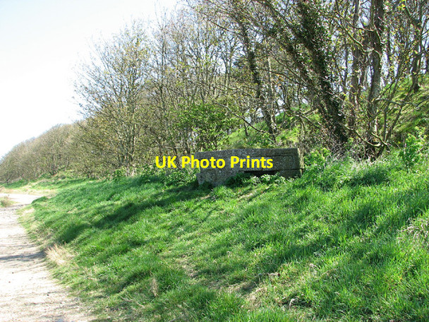 Photo 6"x4" WW1 pillbox beside the path to Stiffkey Greens Stiffkey c2013