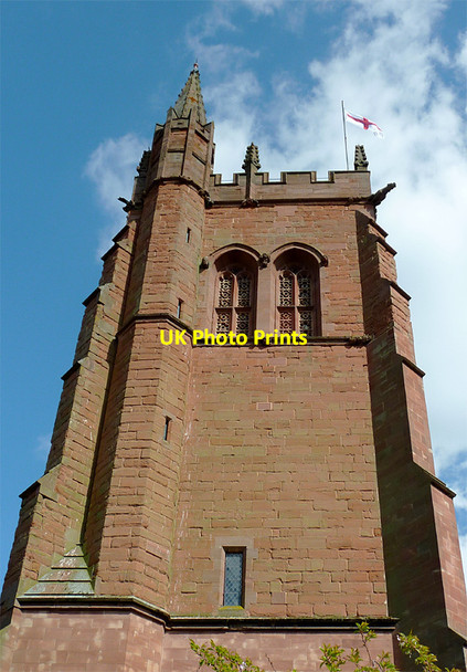 Photo 6"x4" The tower of St Leonard's Church in  Bridgnorth, Shropshire Bridgnorth c2013