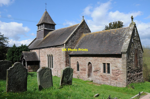 Photo 6"x4" Llanvihangel-Ystern-Llewern church Llanvihangel-Ystern-Llewern c2013