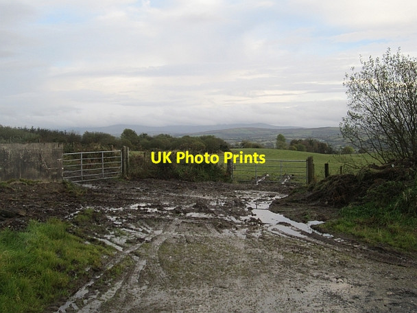 Photo 6"x4" Field entrance, Bigwood Road Dunnamanagh c2012