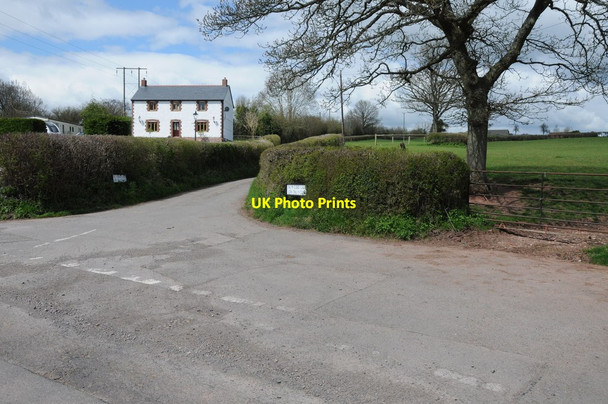 Photo 6"x4" Junction near Tal-y-coed Tal-y-coed c2013