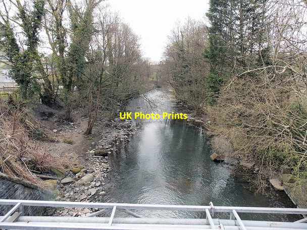 Photo 6"x4" Rhymney River downstream from High Street, Pengam Blackwood\/Coed Duon c2013