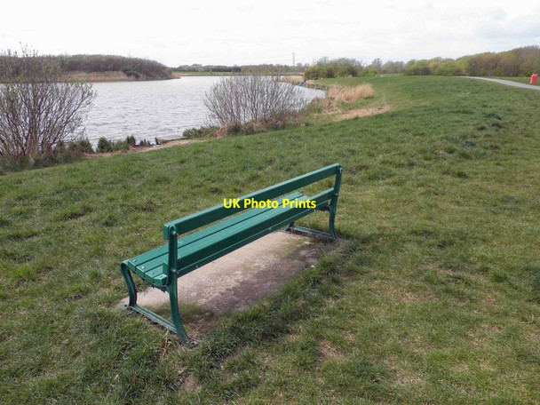 Photo 6"x4" Bench in Cleethorpes country park Cleethorpes c2013