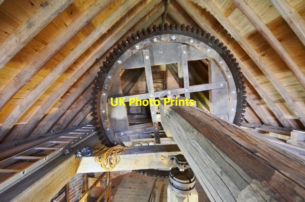 Photo 6"x4" Hough Mill - Brake Wheel Peggs Green c2013