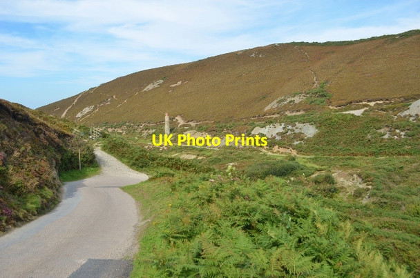 Photo 6"x4" Blue Hills Tin Mine Cross Coombe c2012 P2