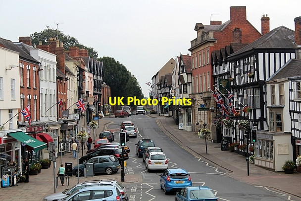 Photo 6"x4" High Street and Upper Cross, Ledbury Ledbury c2012