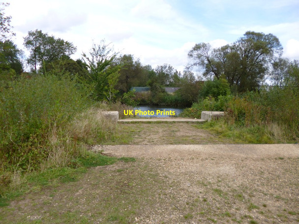 Photo 6"x4" Iford Meadows, dismantled bridge Christchurch\/SZ1592 c2012
