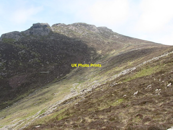 Photo 6"x4" The summit ridge of Slieve Binnian viewed from its south-eastern spur Attical c2011