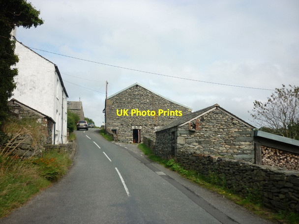 Photo 6"x4" Farm buildings at Baskell Broughton Mills c2012