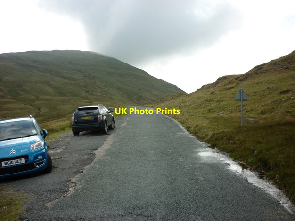 Photo 6"x4" Looking west up Wrynose Pass Little Langdale c2012