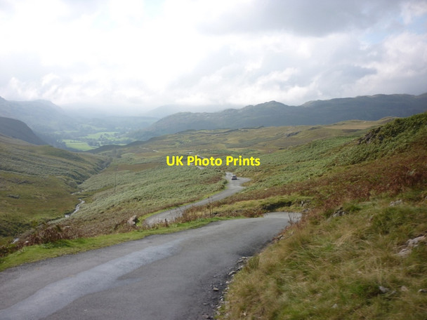 Photo 6"x4" Looking west from Hardknot Pass Cockley Beck\/NY2401 c2012
