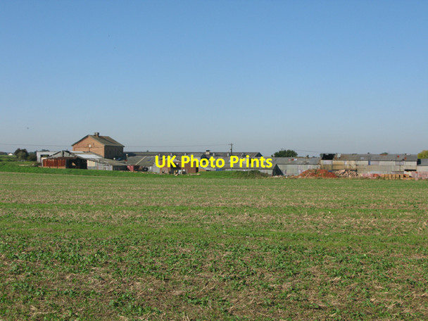 Photo 6"x4" Hammill brickworks from Eastry parish boundary Hammill c2010