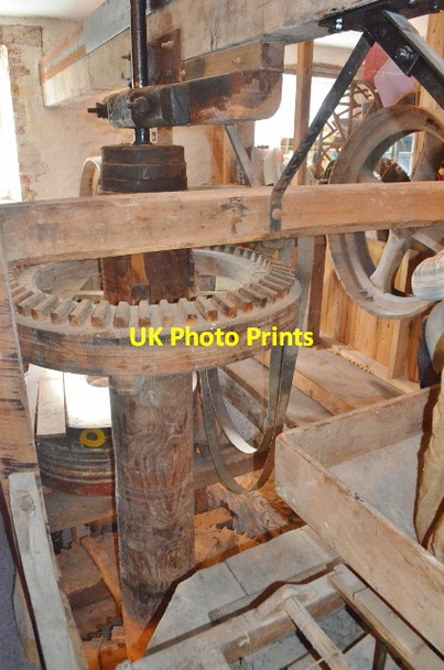 Photo 6"x4" Bickleigh Mill - Stones and Crown Wheel Bickleigh\/SS9407 c2012