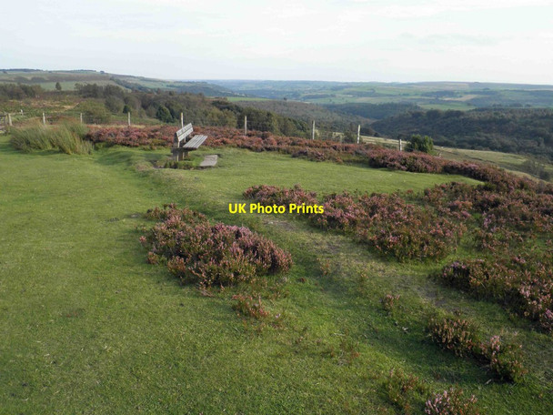 Photo 6"x4" Bench overlooking the Agden Valley Wigtwizzle c2012