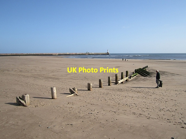 Photo 6"x4" Groyne, Spittal Berwick-upon-Tweed c2012