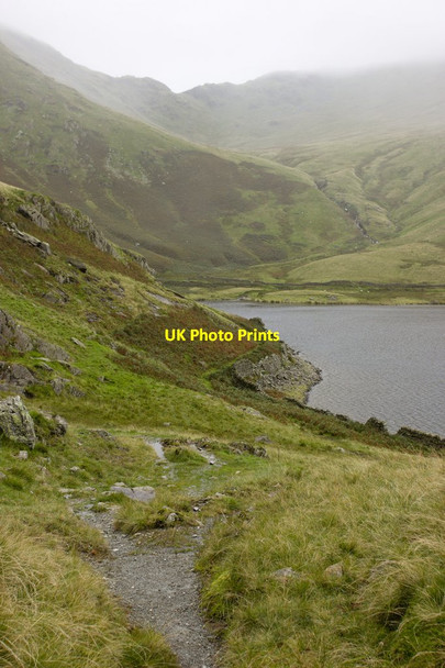 Photo 6"x4" Footpath, Kentmere Reservoir Kentmere Reservoir c2012