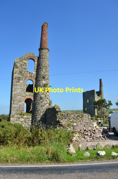 Photo 6"x4" Former Mine Site Higher Boscaswell c2012