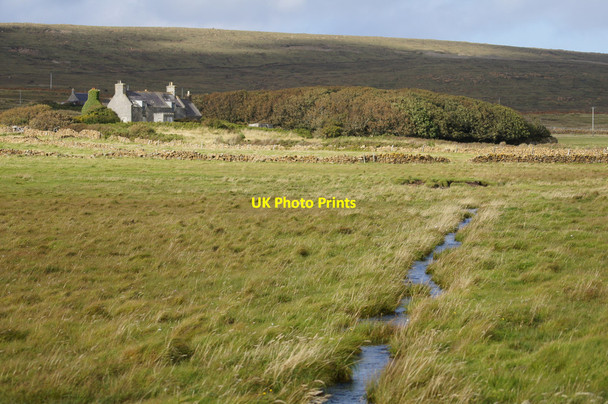 Photo 6"x4" Halligarth from the road to Buness, Baltasound Baltasound c2012
