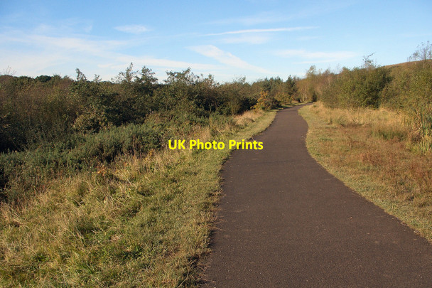 Photo 6"x4" National Cycle Route 4 at Parc Slip Nature Park Fountain c2012