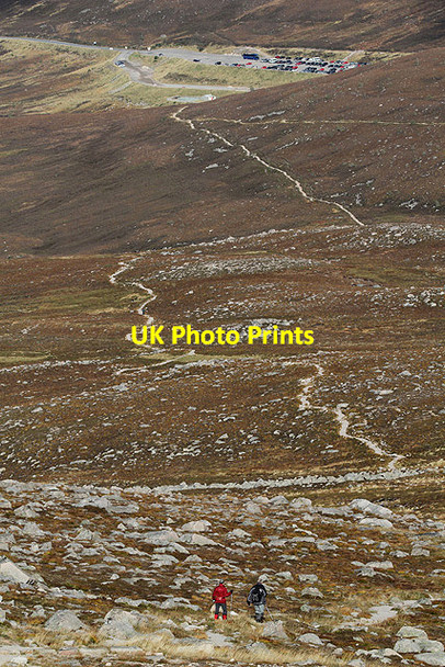 Photo 6"x4" A path at Maidan Creag an Leth-choin Lurcher's Crag\/Creag an Leth-choin c2012