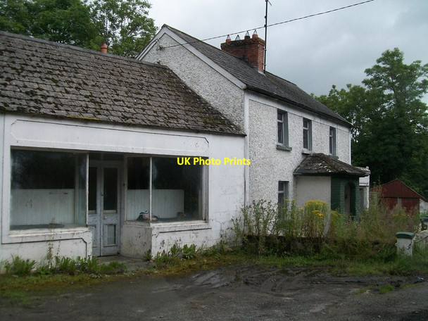 Photo 6"x4" House and disused store at Cullies Cross Roads Drumeague c2012