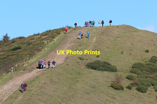 Photo 6"x4" The ridge path up Pinnacle Hill Brand Green\/SO7641 c2012