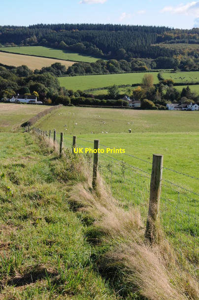 Photo 6"x4" Fence beside the Wysis Way Joyford c2012