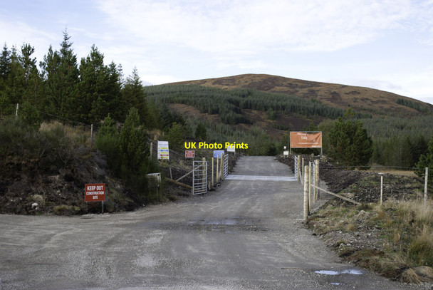 Photo 6"x4" Entrance to Rosehall Windfarm Linsidemore c2012