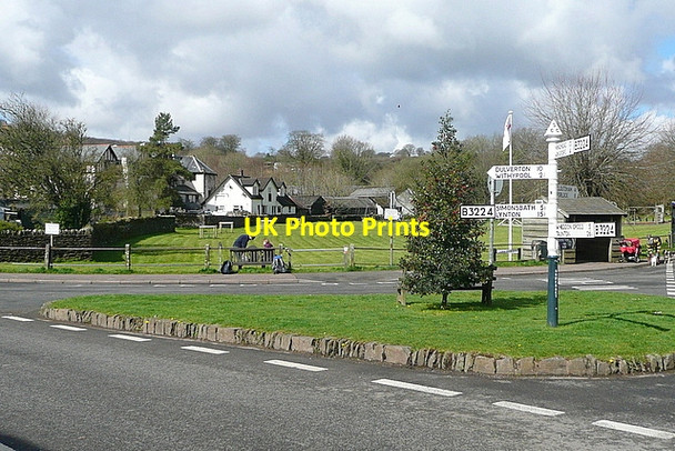 Photo 6"x4" The Green, Exford Exford c2012