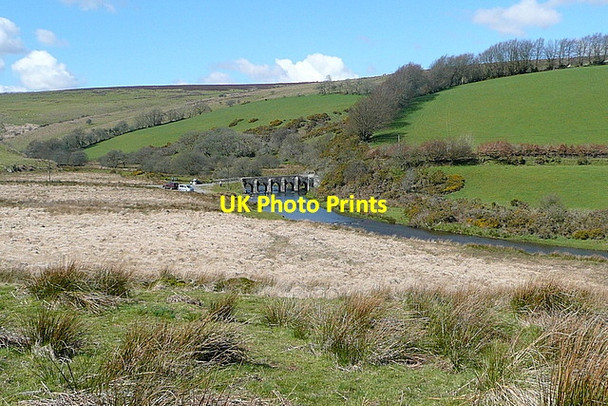 Photo 6"x4" Footpath approaching Landacre Bridge Withypool c2012