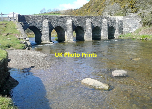 Photo 6"x4" Landacre Bridge Withypool c2012