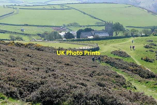 Photo 6"x4" View from Butter Hill Countisbury c2012
