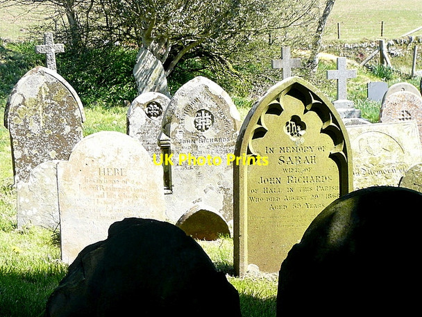 Photo 6"x4" Countisbury churchyard Countisbury c2012