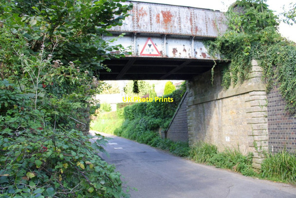 Photo 6"x4" Bridge carrying dismantled railway over Loders to Yondover road Loders c2012