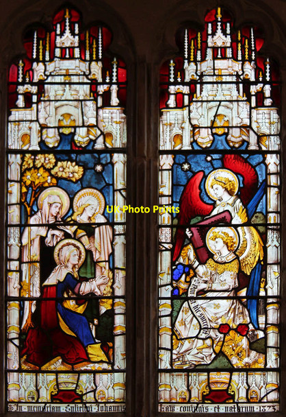 Photo 6"x4" St Michael & All Angels, Little Horsted - Stained glass window Little Horsted c2012