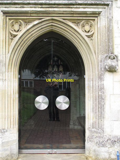 Photo 6"x4" St Mary the Virgin, Bletchingley: south porch Bletchingley c2012