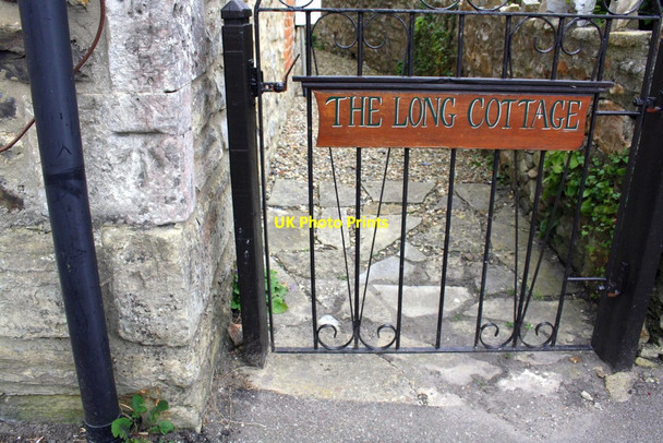 Photo 6"x4" Benchmark on #7 Penny's Terrace, Musbury Road Axminster c2012
