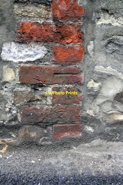 Photo 6"x4" Benchmark on wall of South Street Axminster c2012