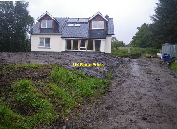 Photo 6"x4" New home under construction Ardnastang c2012