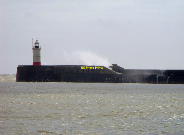 Photo 6"x4" Western breakwater, Newhaven Harbour Newhaven\/TQ4401 c2013