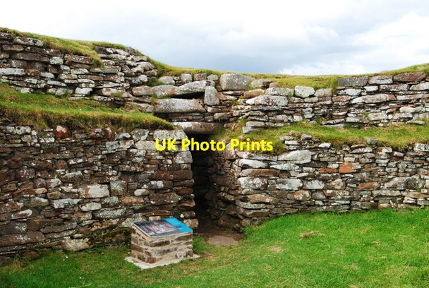 Photo 6"x4" Carn Liath Broch Uppat c2011