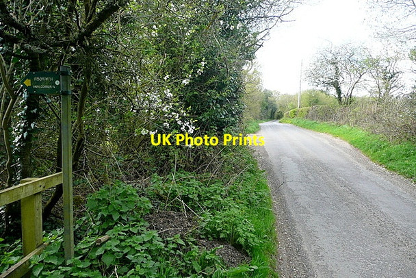 Photo 6"x4" Lane at Upper Maidensgrove Pishill c2013